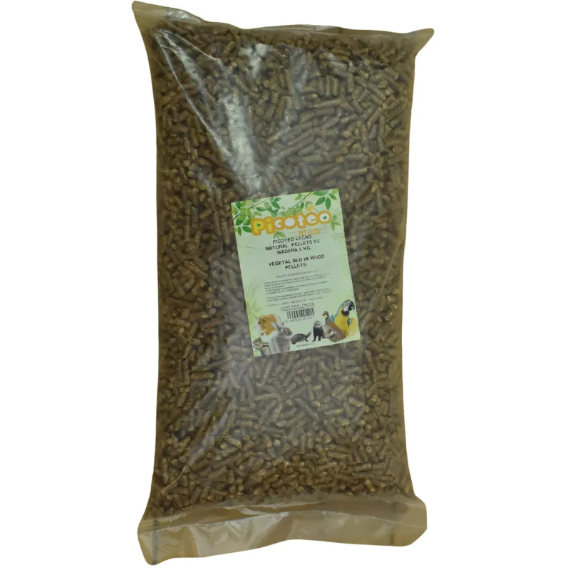 PICOTEO LECHO NATURAL PELLETS DE MADERA 5 KG