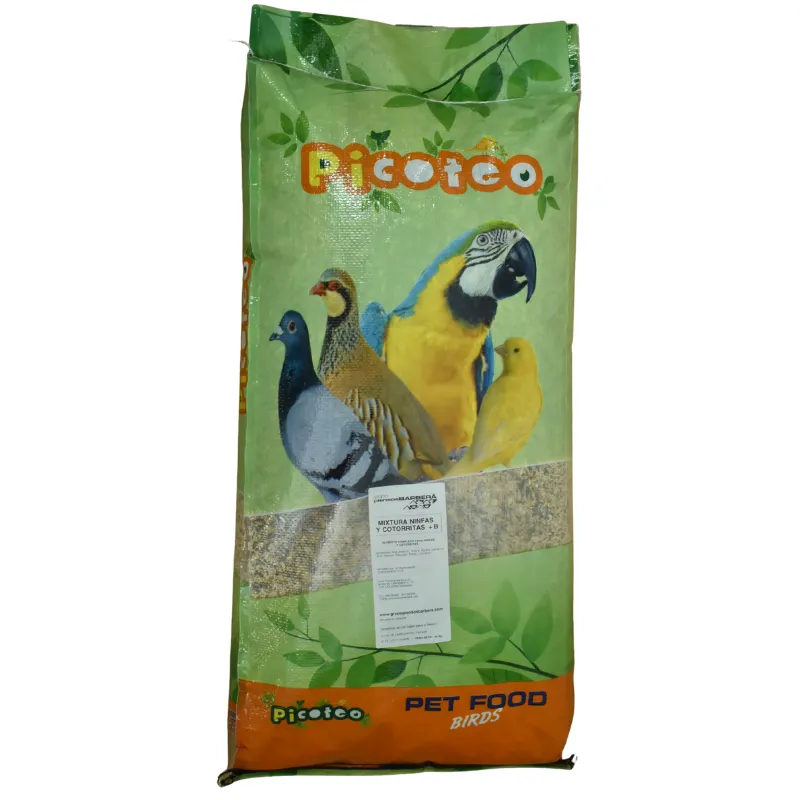 MIXTURA NINFAS Y COTORRITAS  +B  20 KG.