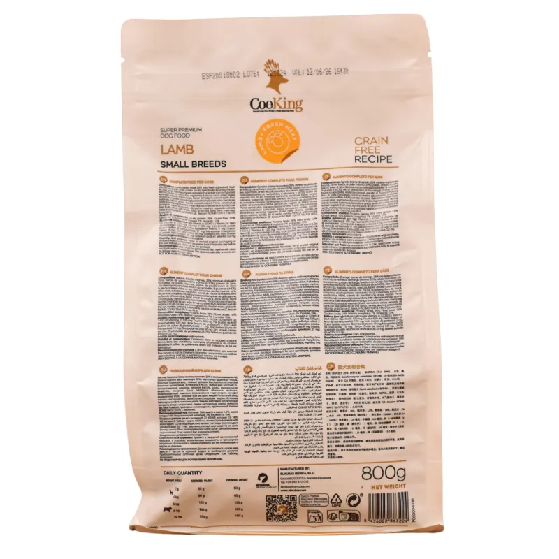 COOKING DOG LAMB 2 KG,COOKING DOG SALMON 2 KG