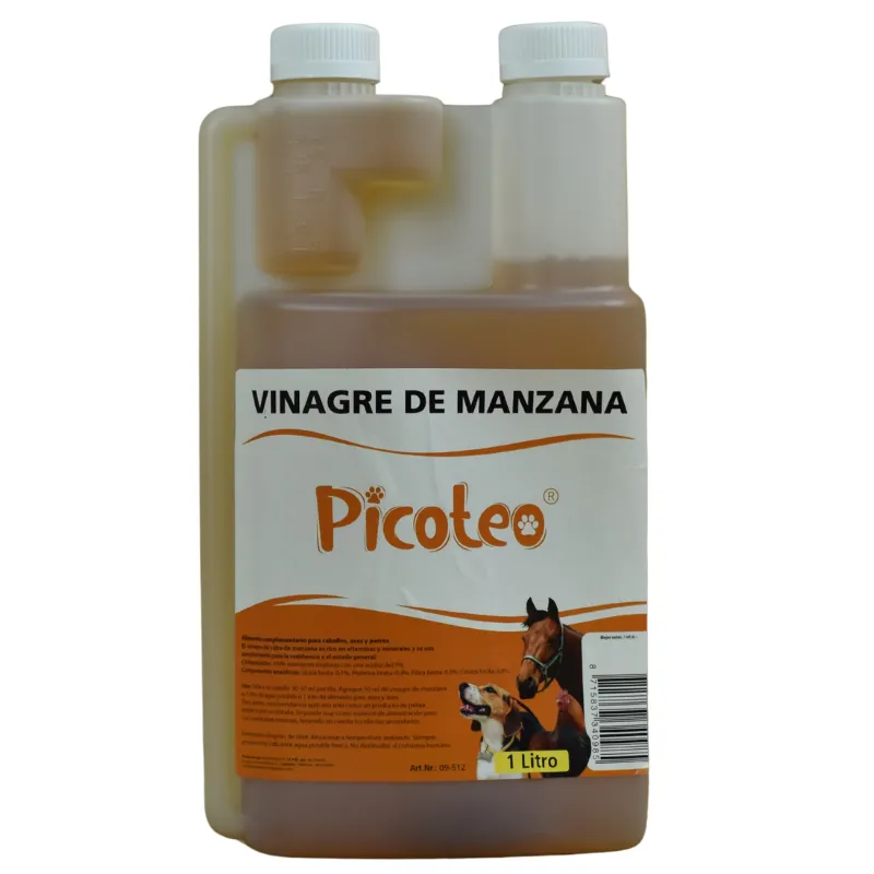 VINAGRE DE MANZANA PICOTEO 1 LITRO
