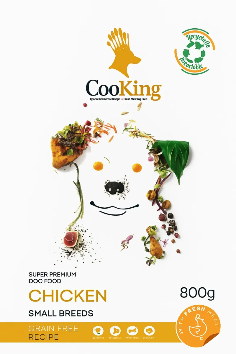 COOKING DOG 800 GRS SMALL BREEDS CHICKEN