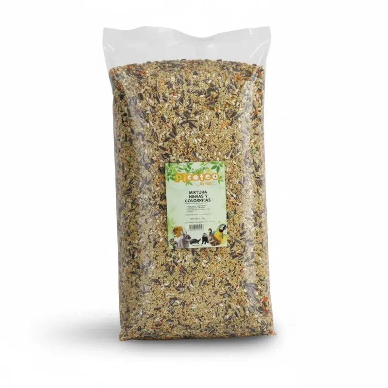 MIXTURA DE NINFAS Y COTORRITAS +B 5 KG.