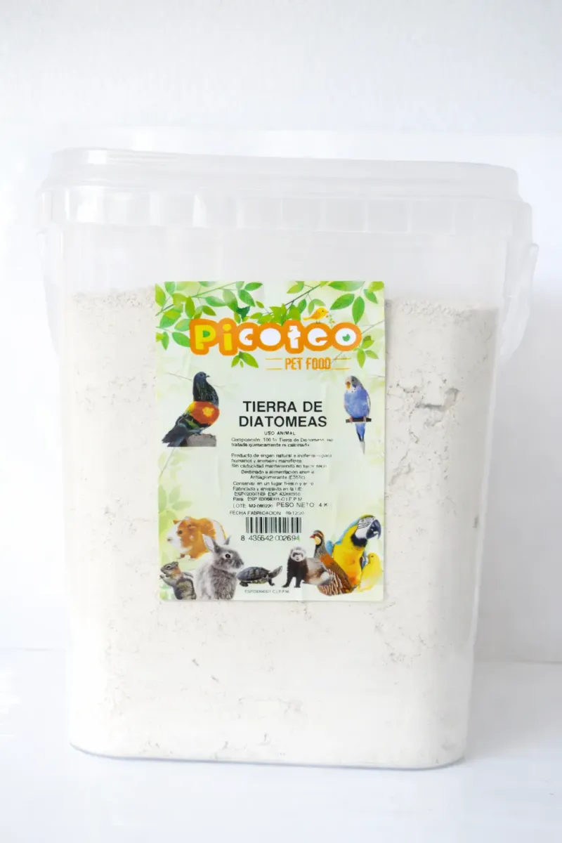 TIERRA DE DIATOMEAS 4 KG. PICOTEO
