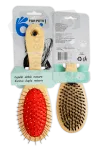 CEPILLO NATURE DOBLE GRANDE PARA PERROS 23x6cm