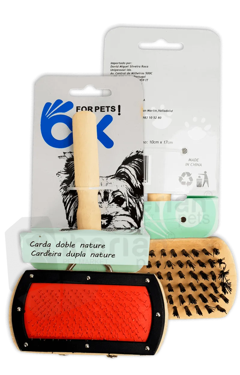 CARDA NATURE DOBLE PARA PERROS 10x17cm