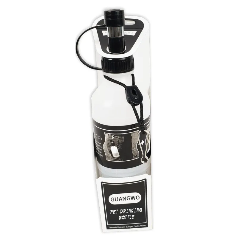 BEBEDERO DE PASEO PARA PERROS CON BOLA ANTIGOTEO 330 ml