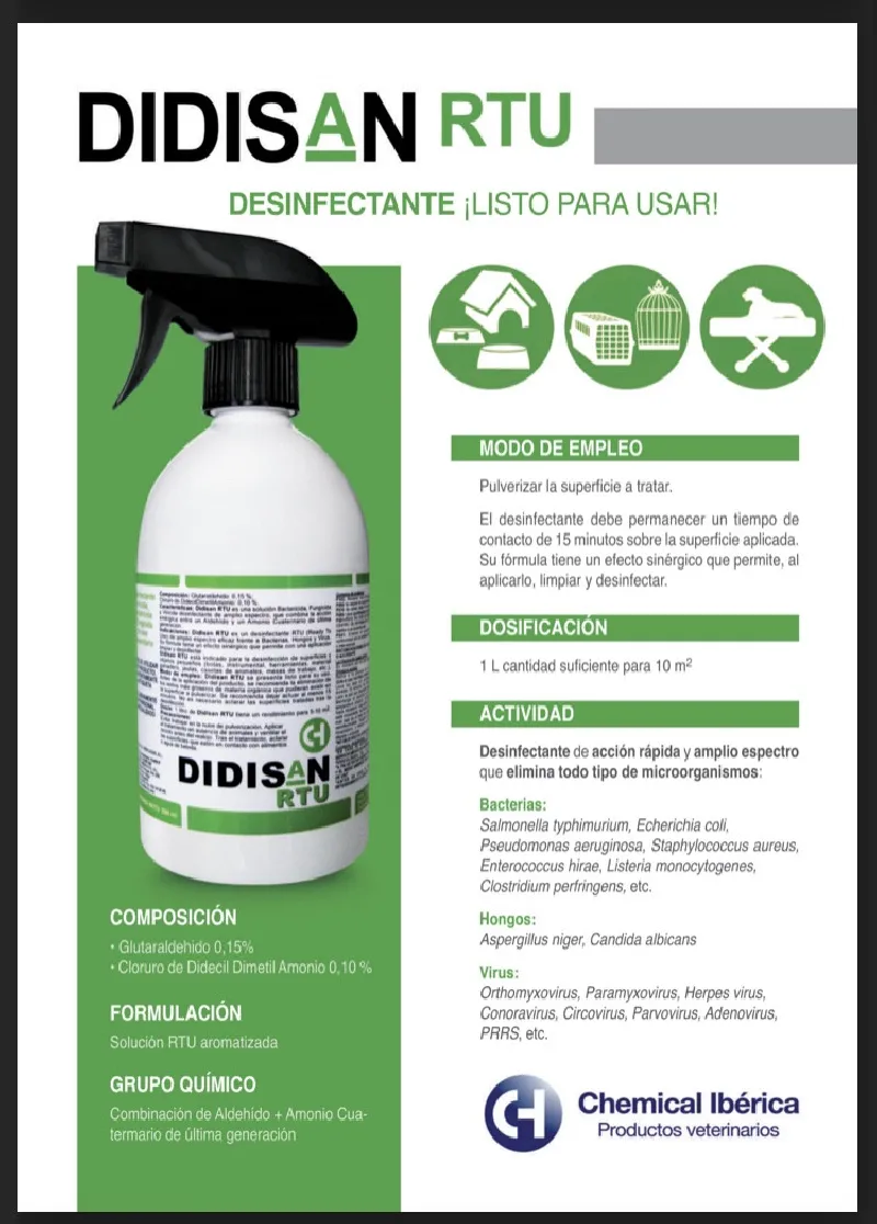 DESINFECTANTE DIDISAN RTU 500 ML  PISTOLA