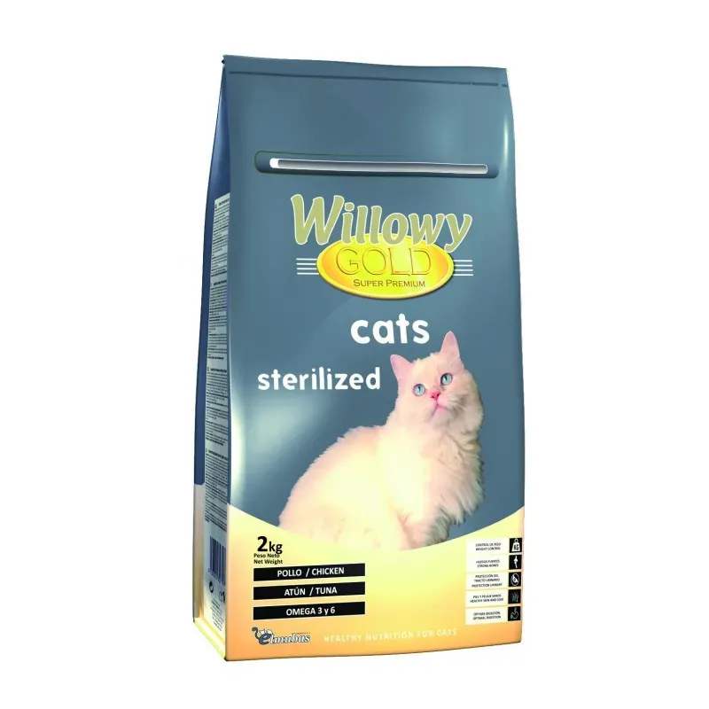 Willowy gold cats sterilized - 2 Kg