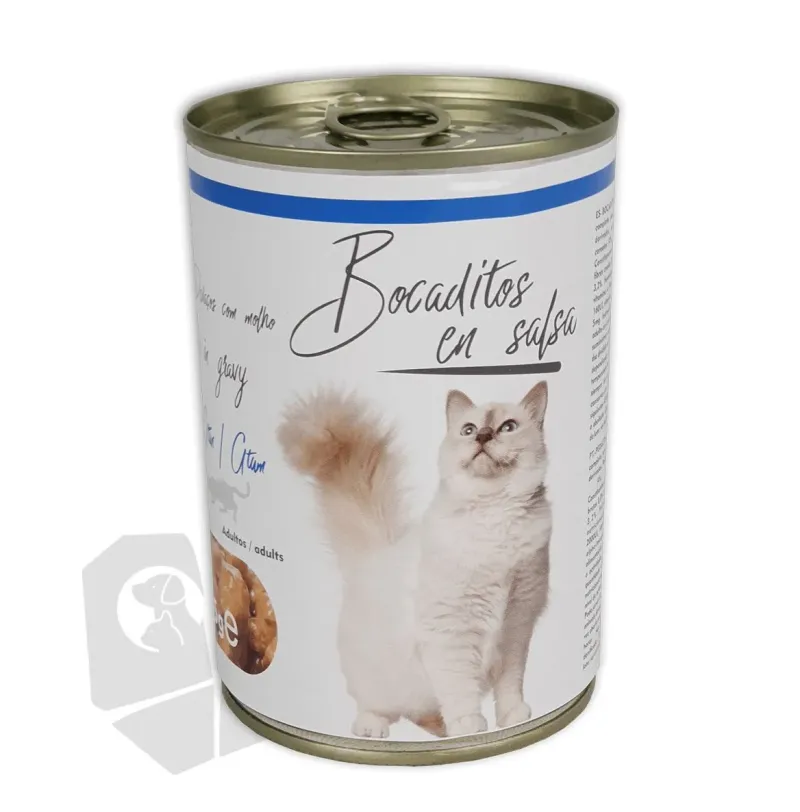 BOCADITOS EN SALSA CAT ATUN 415 GRS