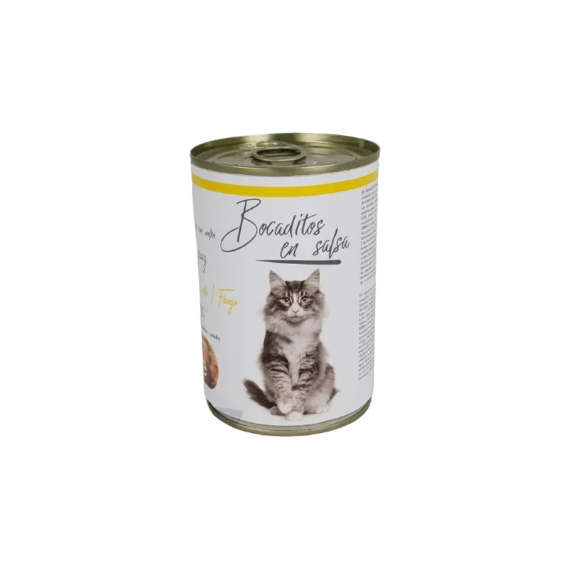 BOCADITOS EN SALSA CAT POLLO 415 GRS